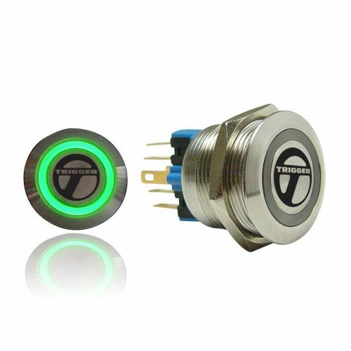 Trigger Billet Button :: Green Illumination instructions, warranty, rebate